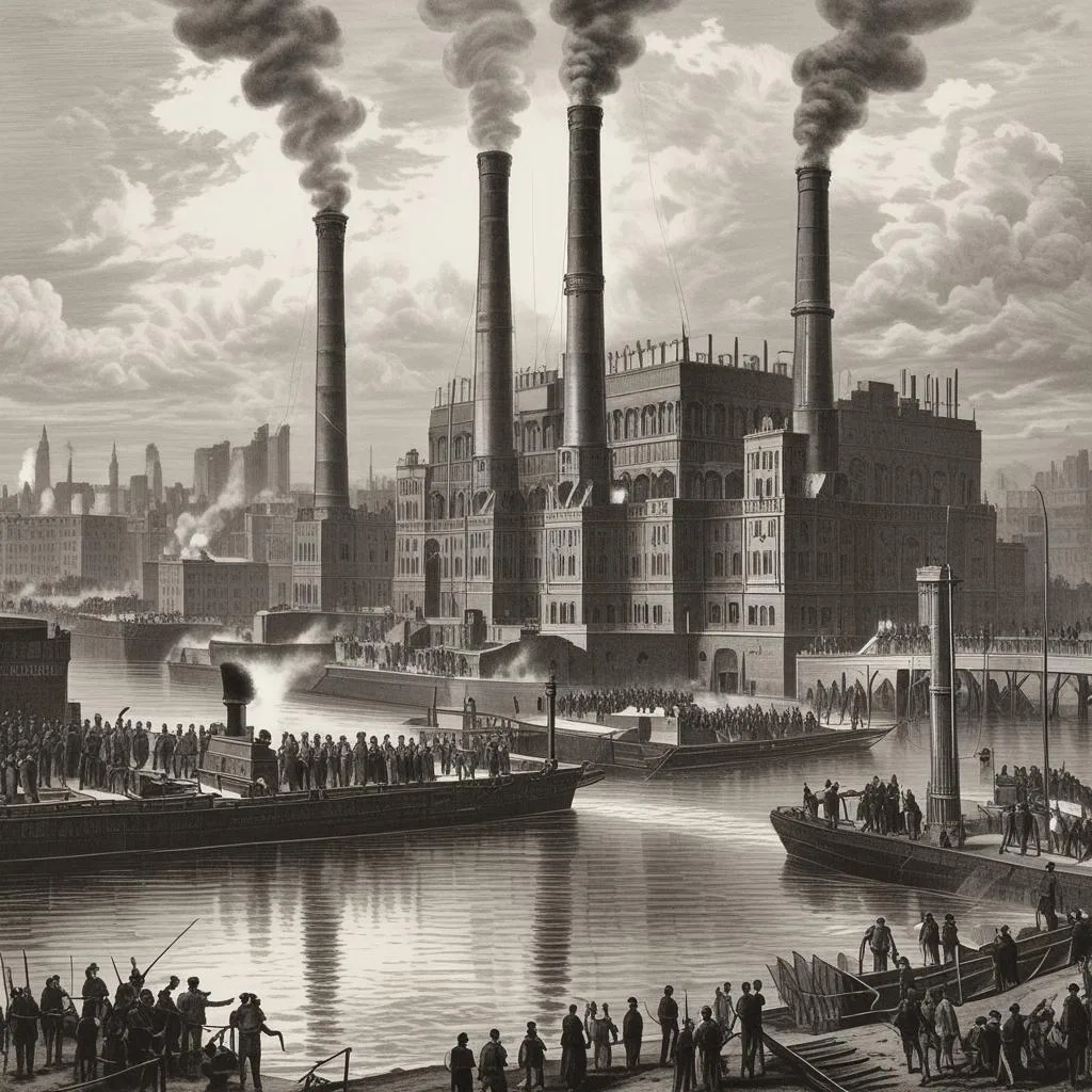 Opening of the First Electric Power Plant