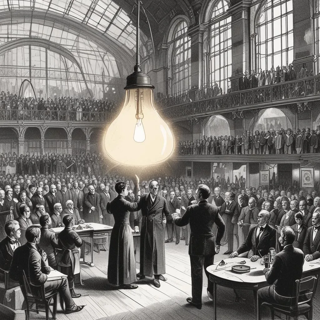 Demonstration of Electric Light