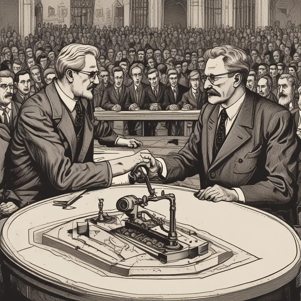 Dispute with Trotsky